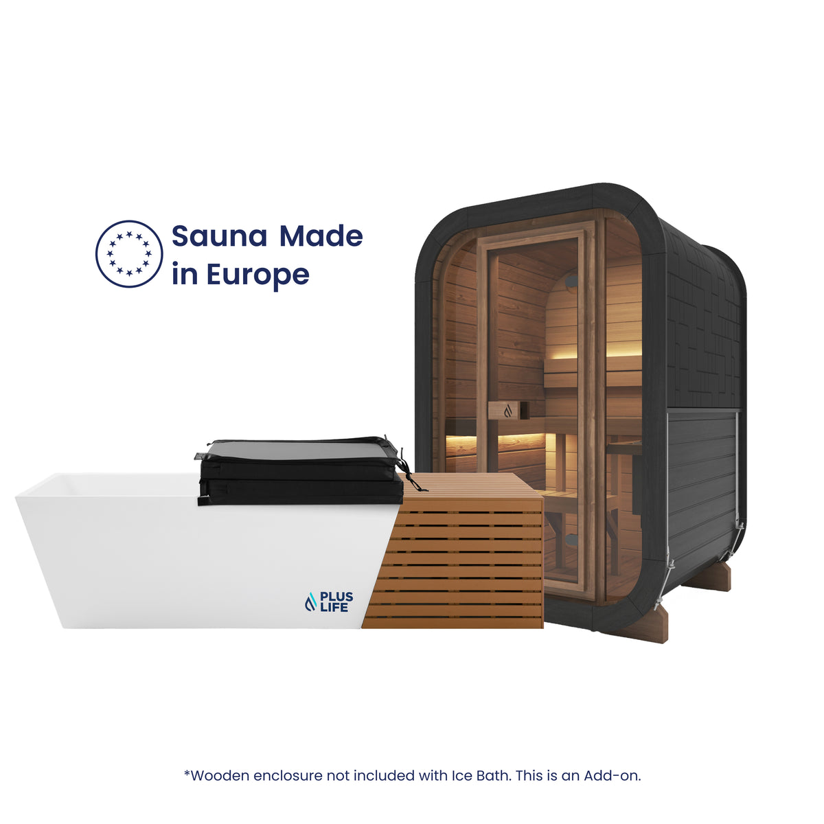 Mini 2.0 Outdoor Sauna Combo