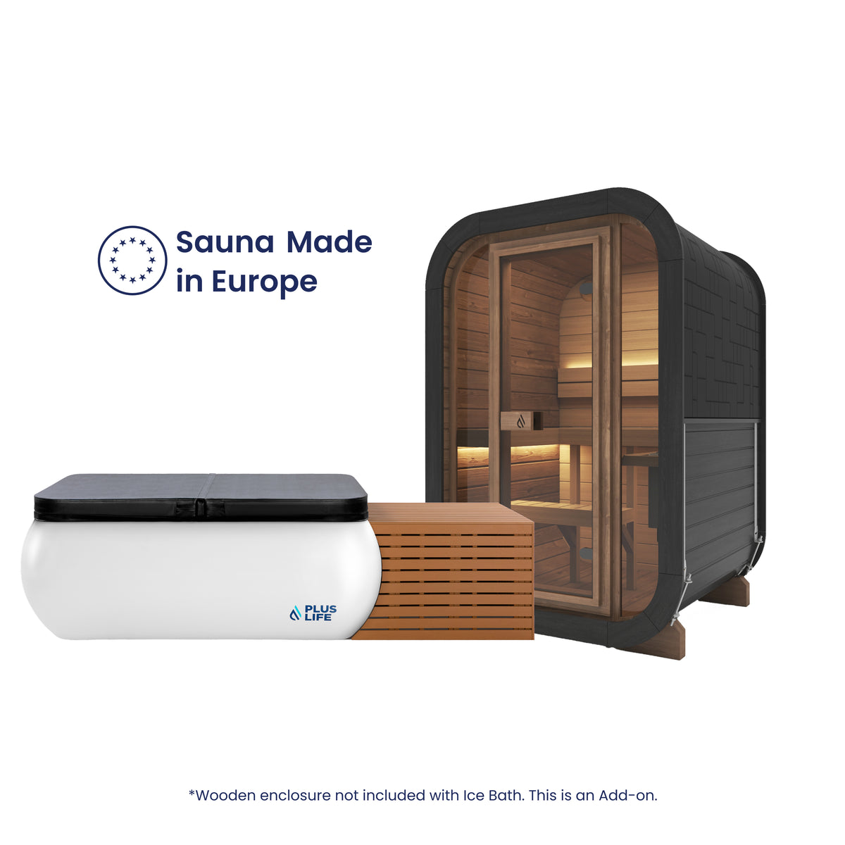 Mini 2.0 Outdoor Sauna Combo