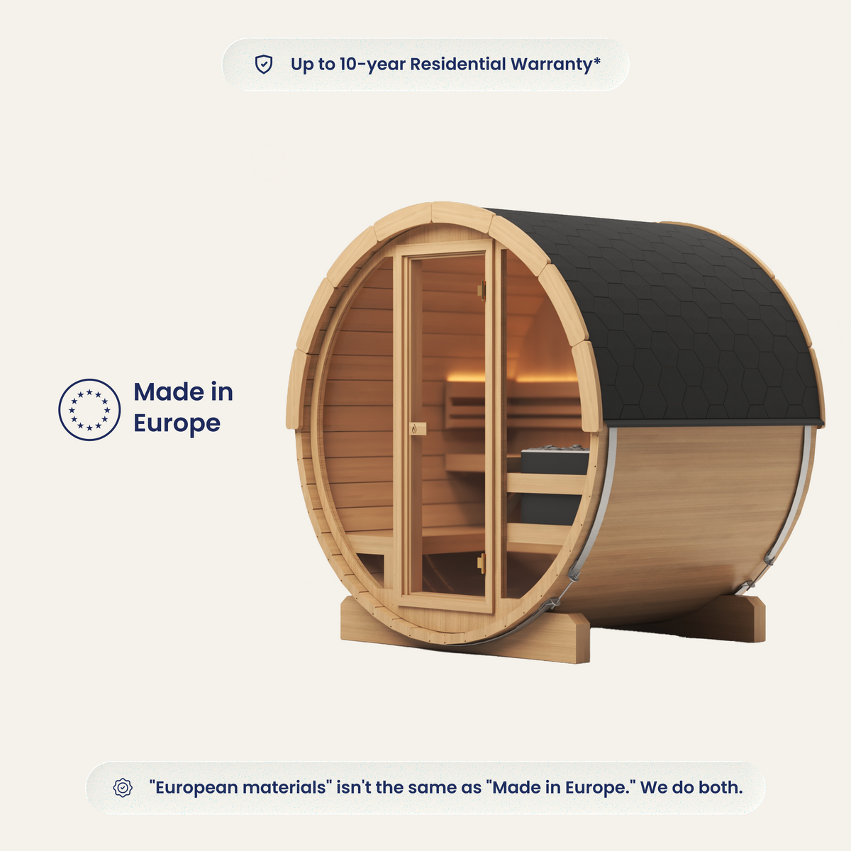 Cove Barrel Sauna