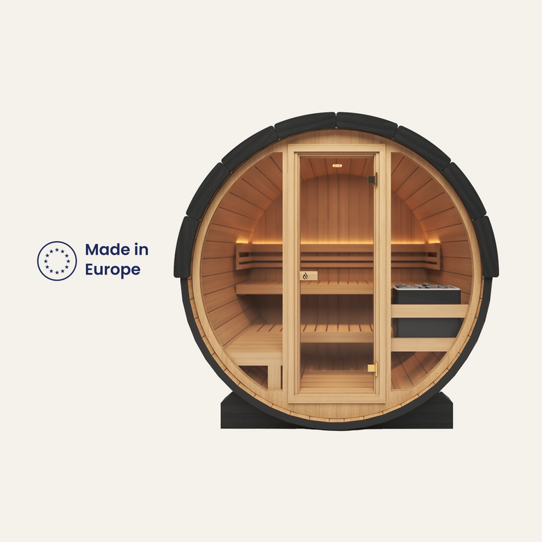 PlusLife Outdoor Cove Barrel Sauna