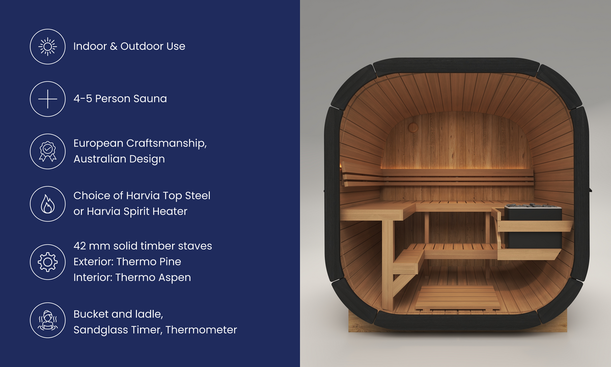 Outdoor Max Sauna 2.0 Combo