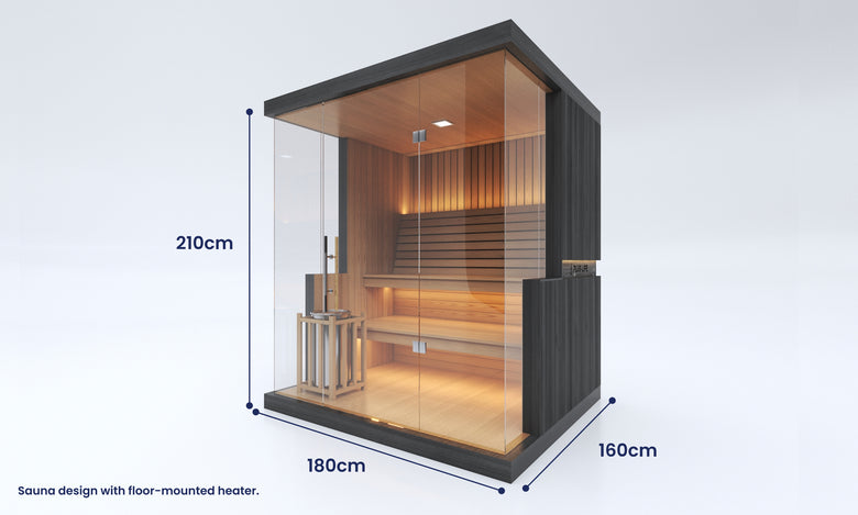 Halo Indoor Traditional Sauna - 4-6 Person
